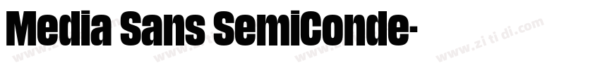 Media Sans SemiConde字体转换 Media Sans SemiConde字体转换